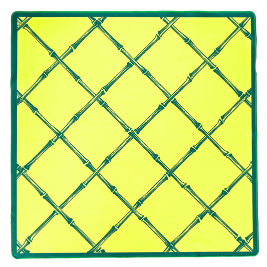 MAHJONG GAME MAT: TRELLIS IN THE GREENS