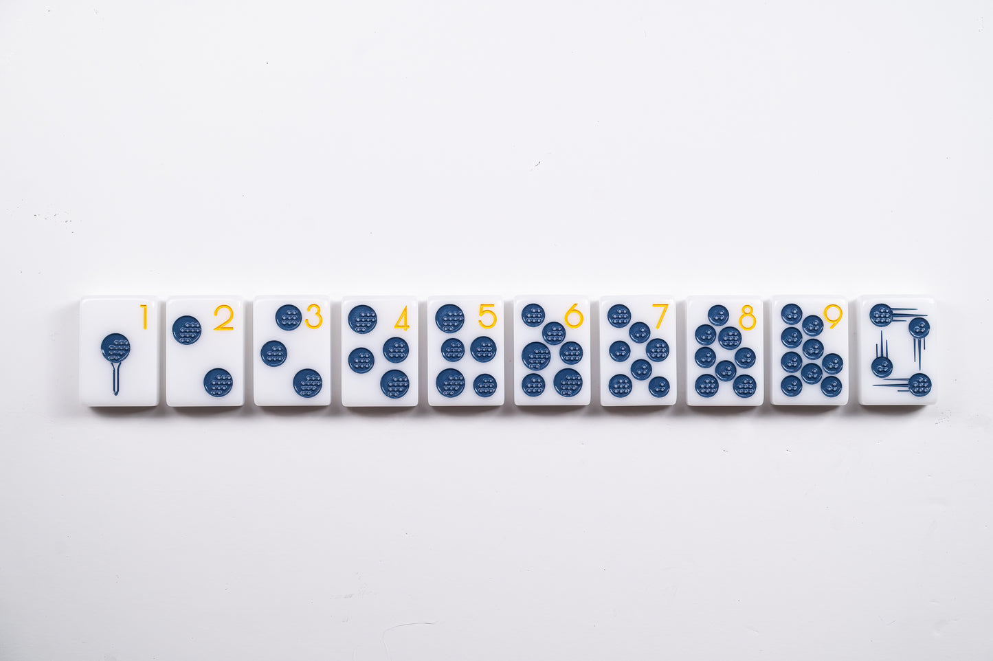 THE COUNTRY CLUB SET - MAHJONG TILES: WINNING WHITE