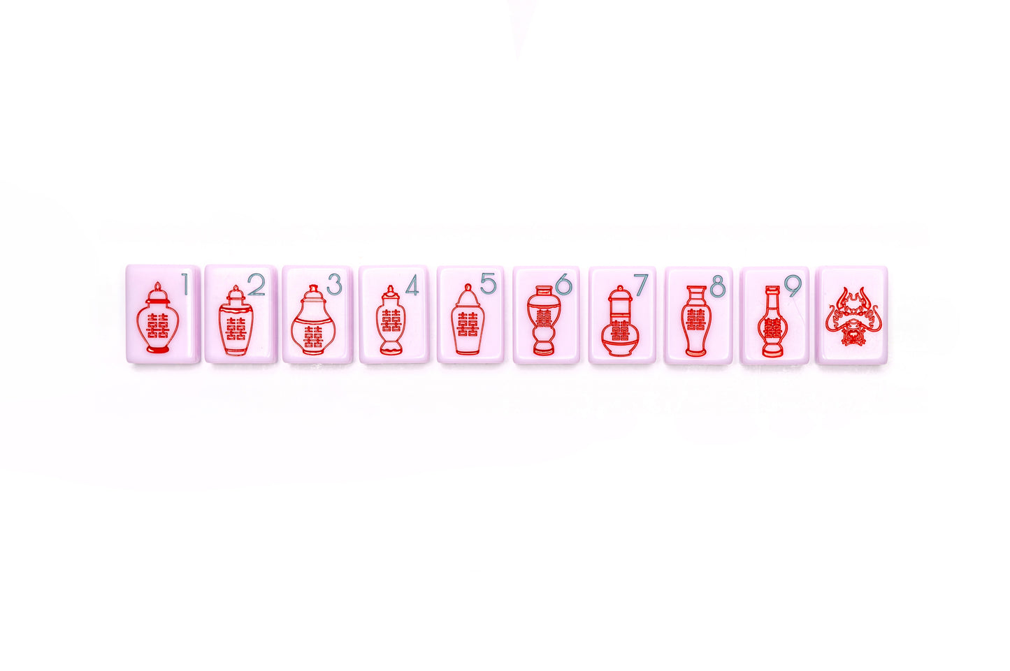THE CHINOISERIE SET - MAHJONG TILES: LUXE LILAC