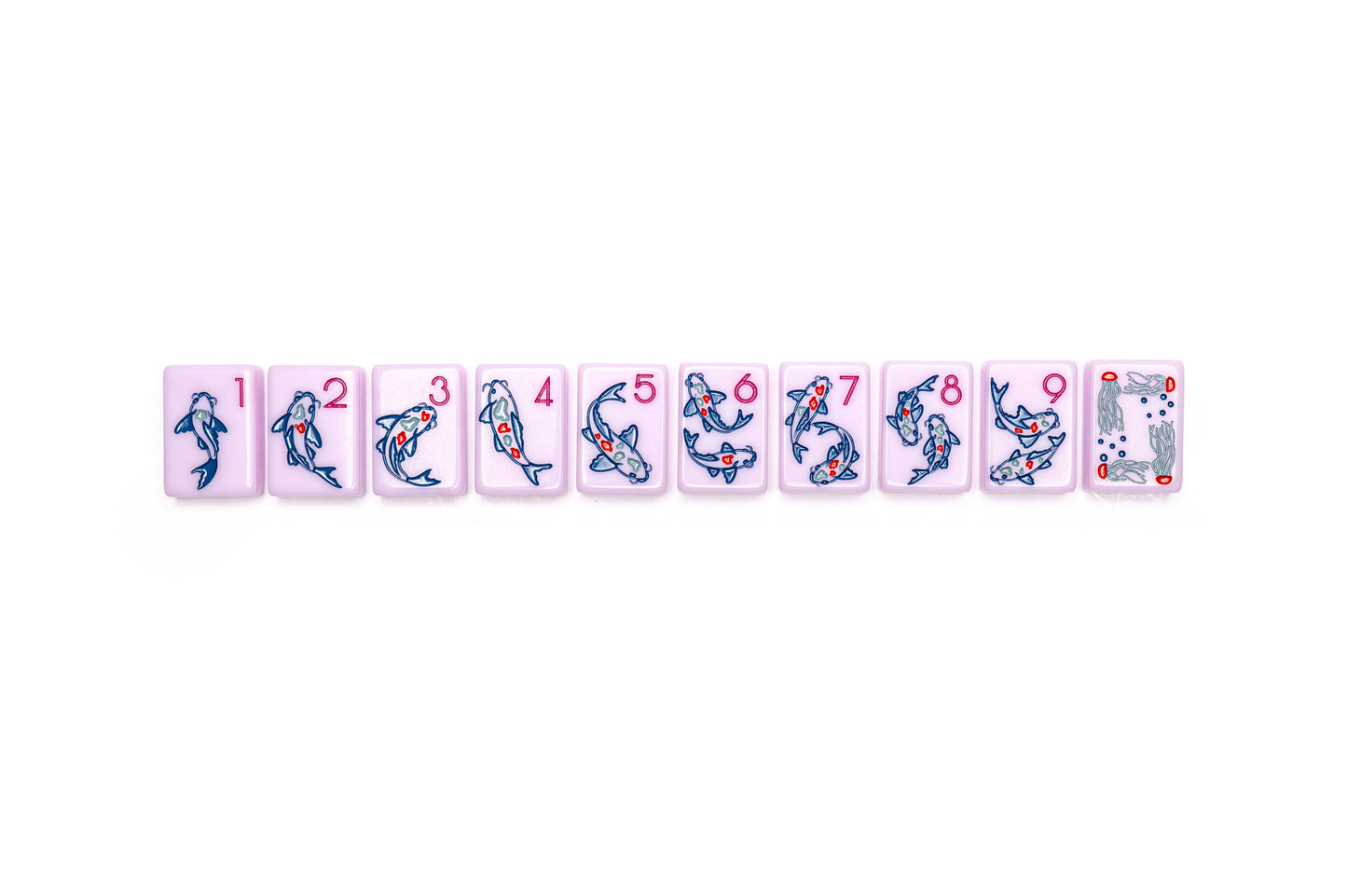 THE CHINOISERIE SET - MAHJONG TILES: LUXE LILAC