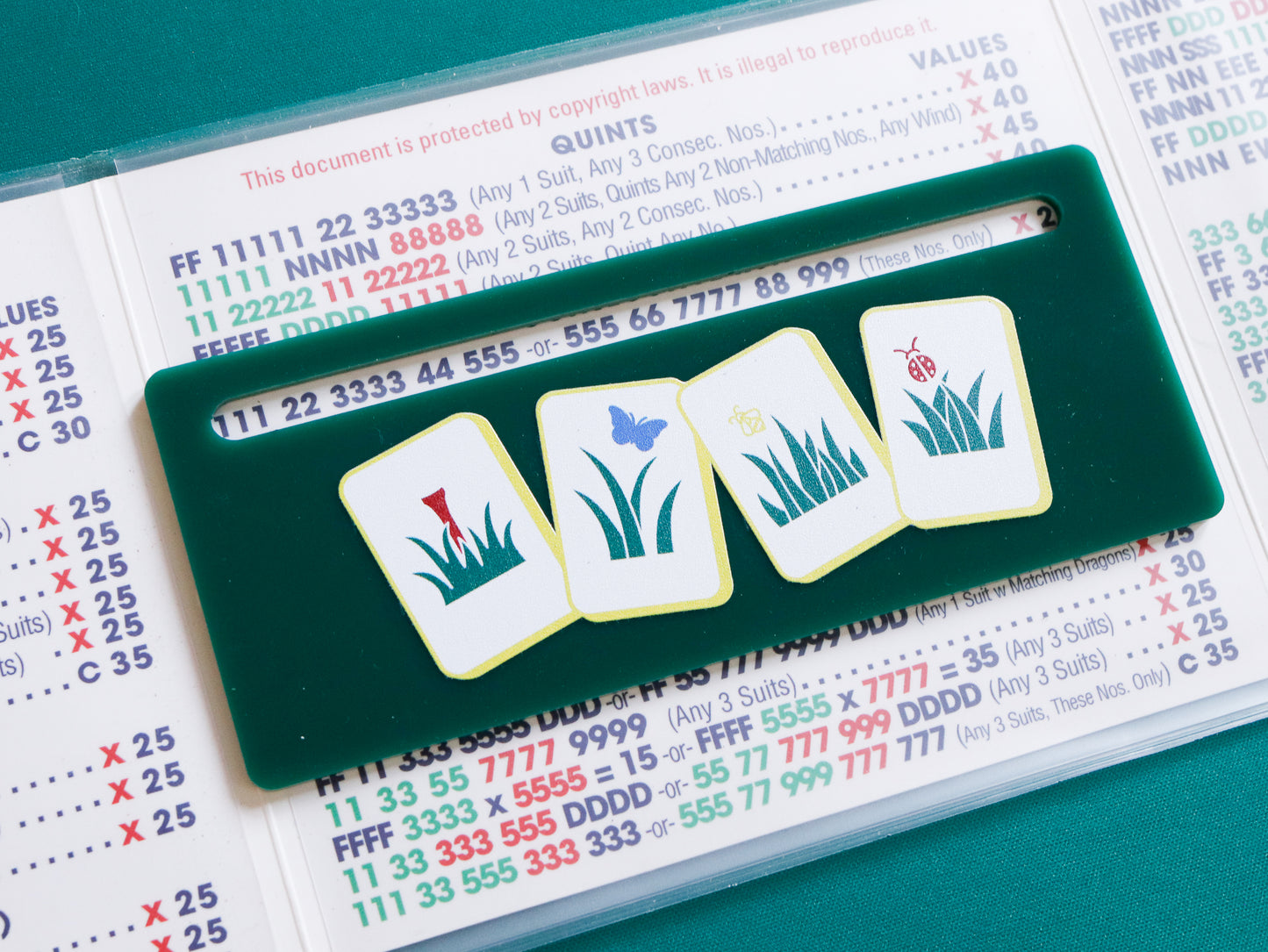 MAHJONG LINE MARKER - GOLF GRASSES IN GREEN