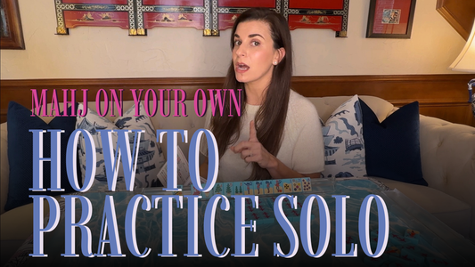 How to Practice Mahjong on Your Own | Easy Solo Mahj Practice With Your Tiles