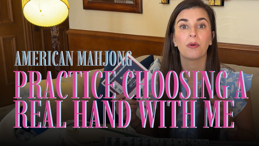 How to Choose a Mahjong Line / Hand: Practice With Me to See How I Choose My Hand in a Mahjong Game