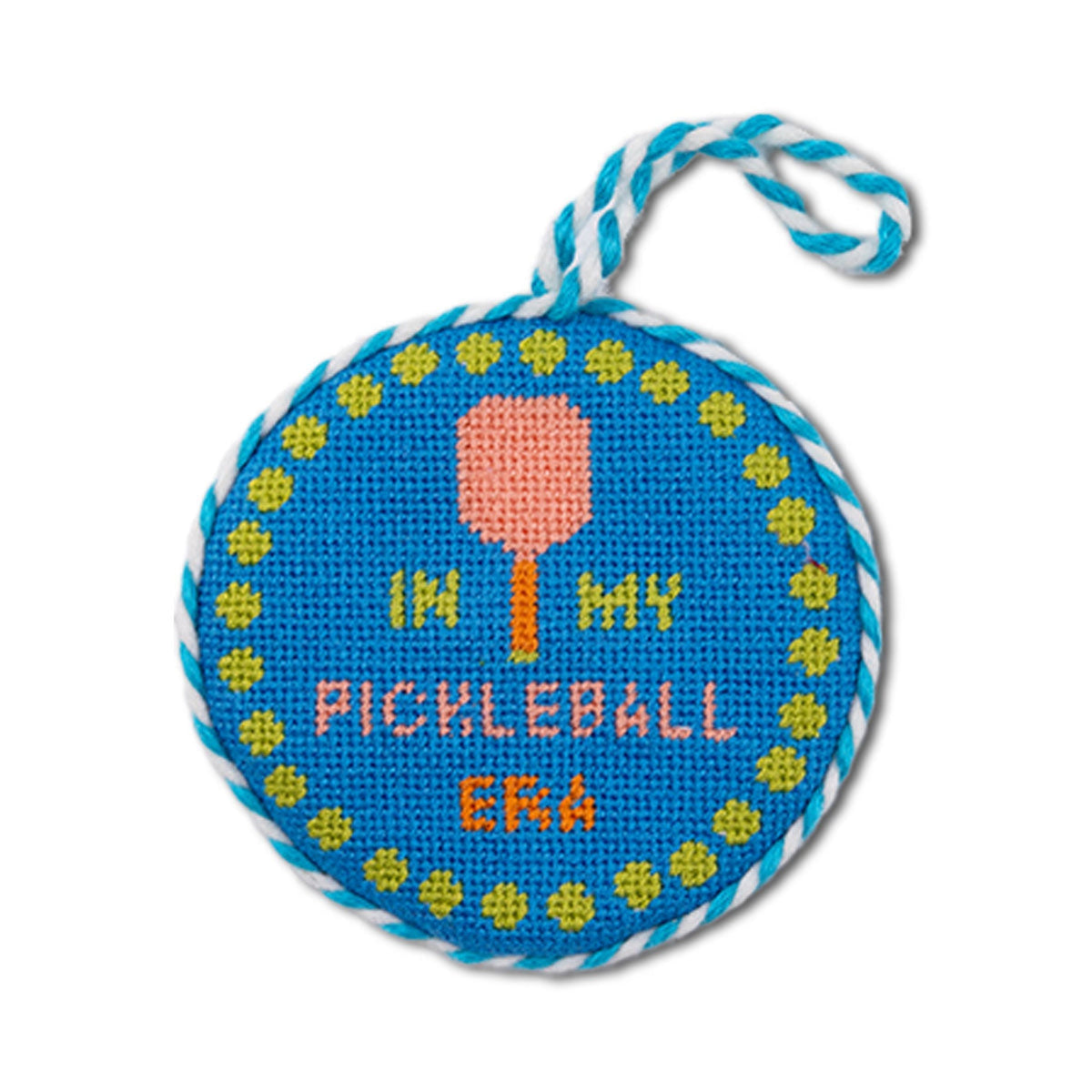 Needlepoint Ornament - Pickleball Era