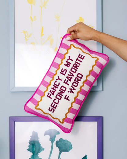 Fancy Needlepoint Pillow