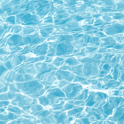 MAHJONG GAME MAT: POOL IN AQUA