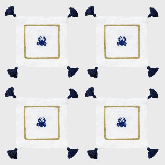 Crab cocktail napkins