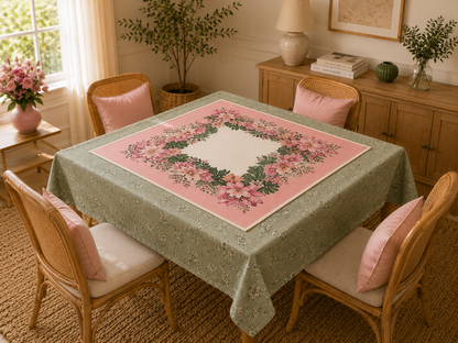 Sue Puts Out The Good China Table Cloth
