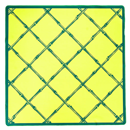 MAHJONG GAME MAT: TRELLIS IN THE GREENS