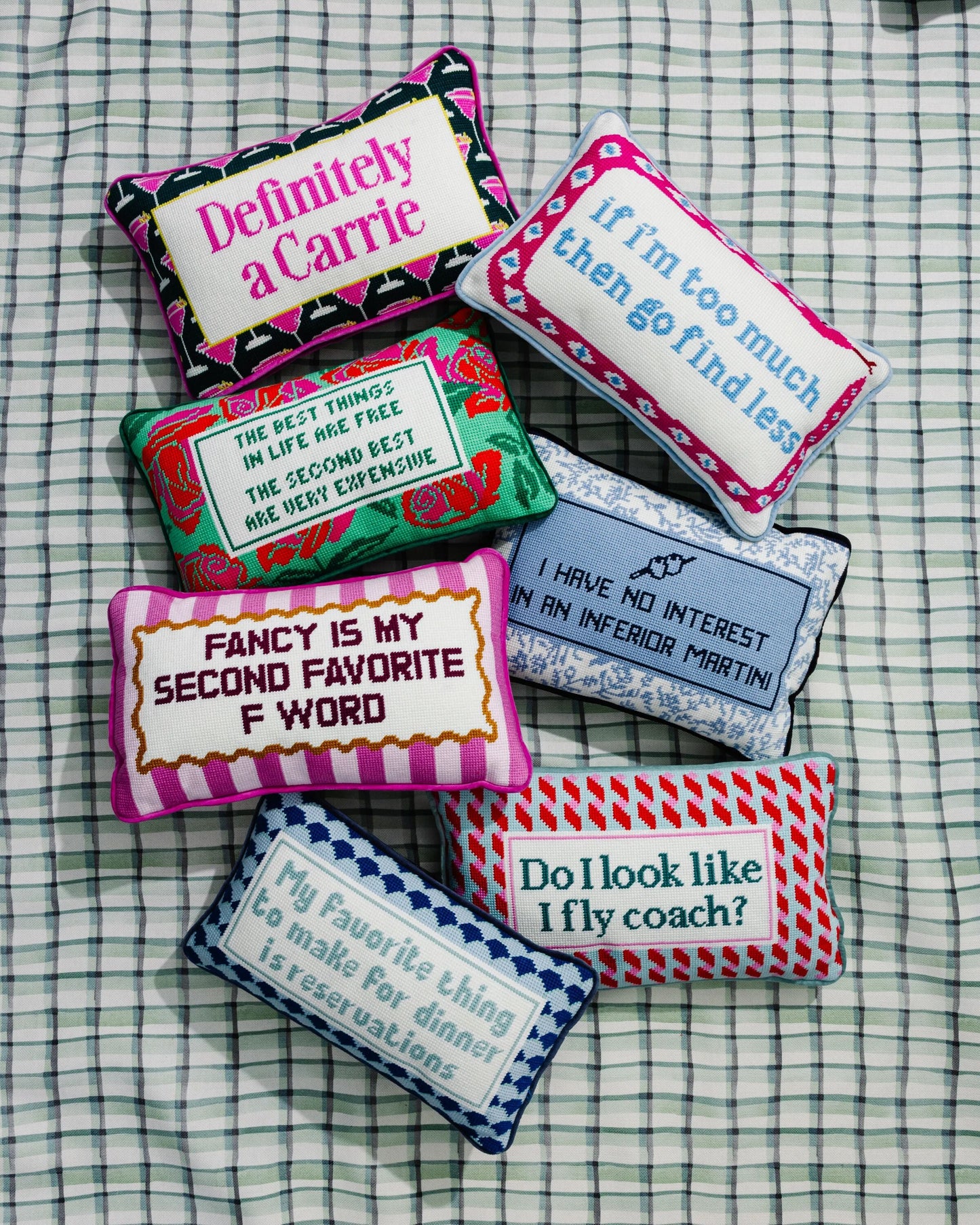 Fancy Needlepoint Pillow