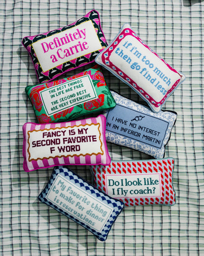 Fancy Needlepoint Pillow