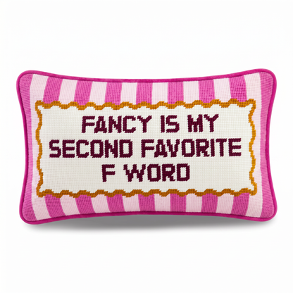 Fancy Needlepoint Pillow