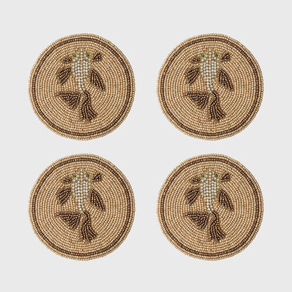 Pisces coasters, set of four
