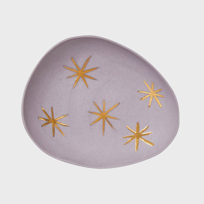 Star Porcelain Dice Dish, Lilac