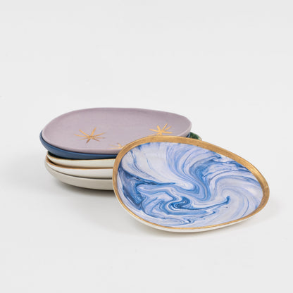 Bubble Glaze Porcelain Dice Dish