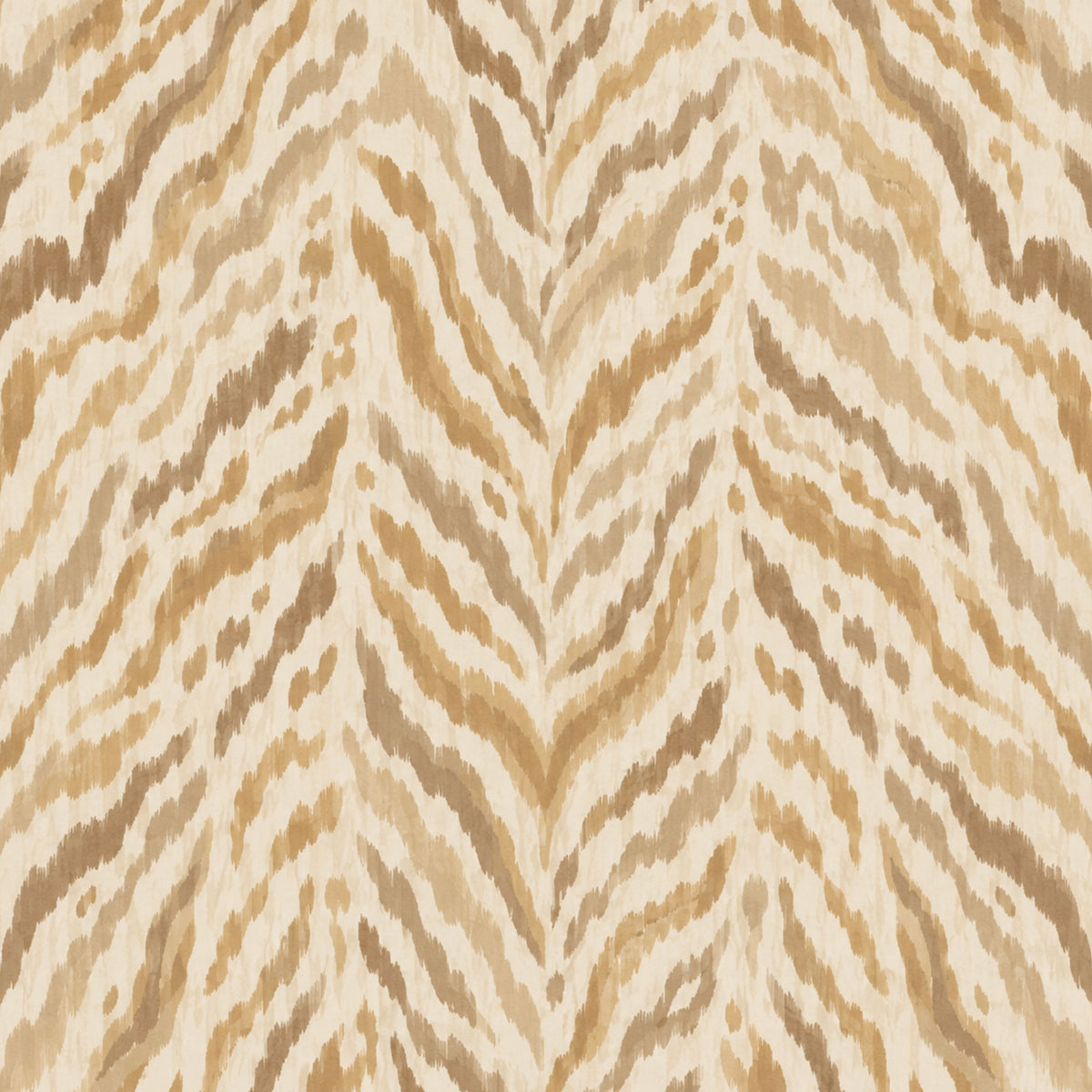 MAHJONG GAME MAT: TIGRE STRIPE IN NATURAL CREAM
