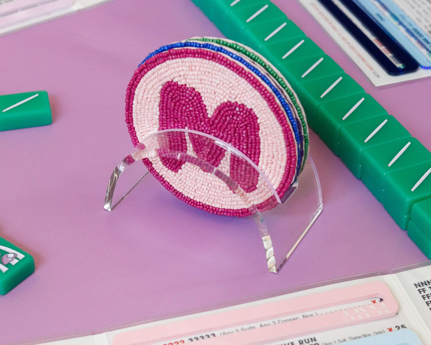 Acrylic Coaster Display for Round Coasters