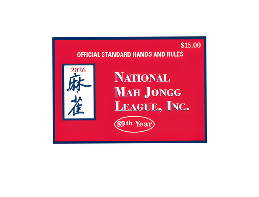 NMJL 2026 CARD | NATIONAL MAH JONGG LEAGUE OFFICIAL AMERICAN MAHJONG CARD