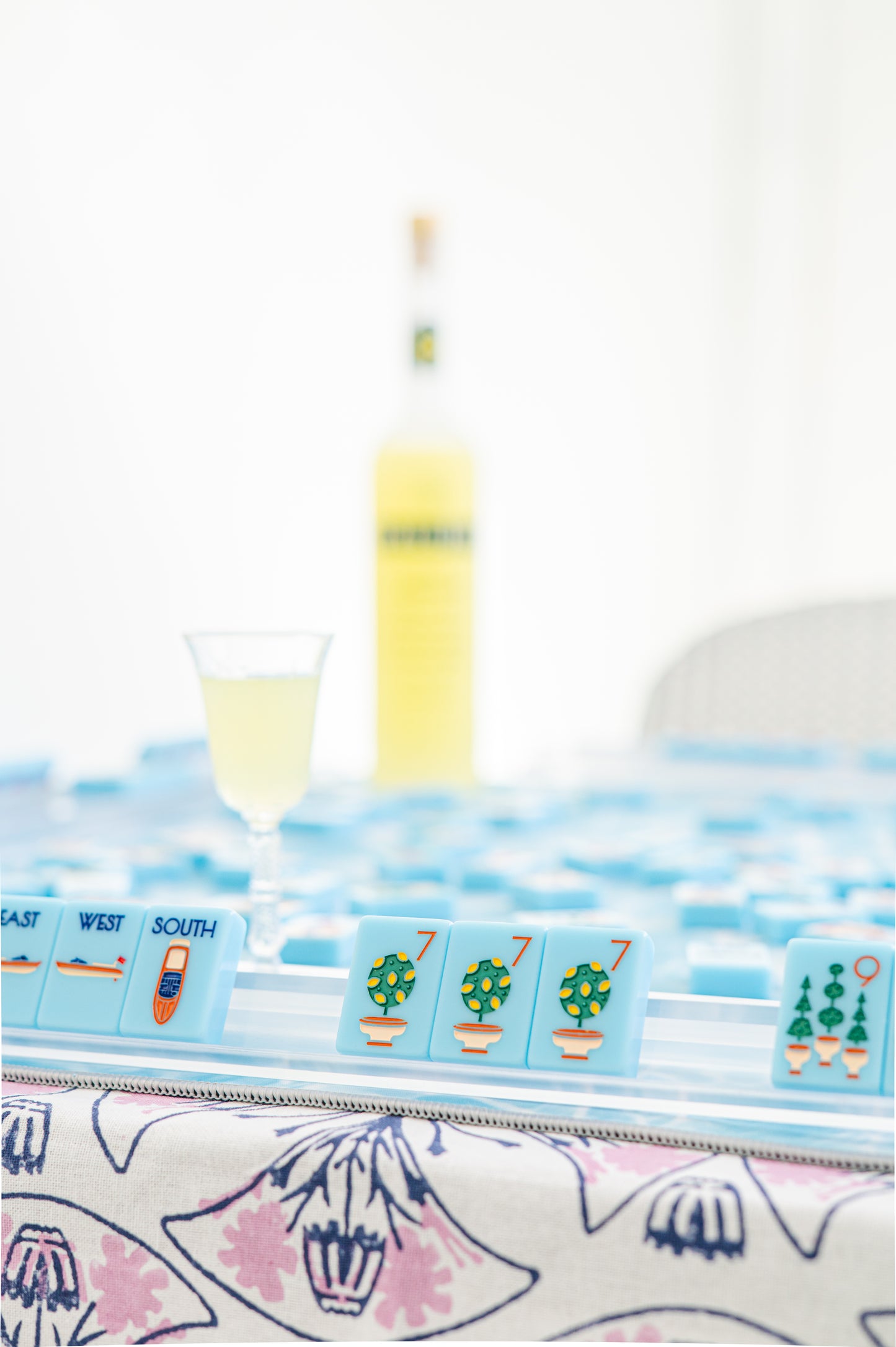 THE RIVIERA JET SET -  MAHJONG TILES:  PORTOFINO BLUE