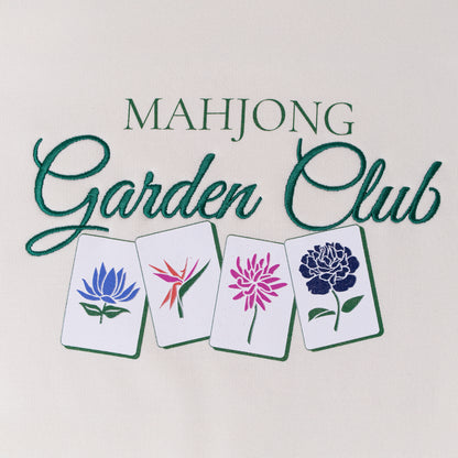 CREWNECK SWEATSHIRT: MAHJONG GARDEN CLUB