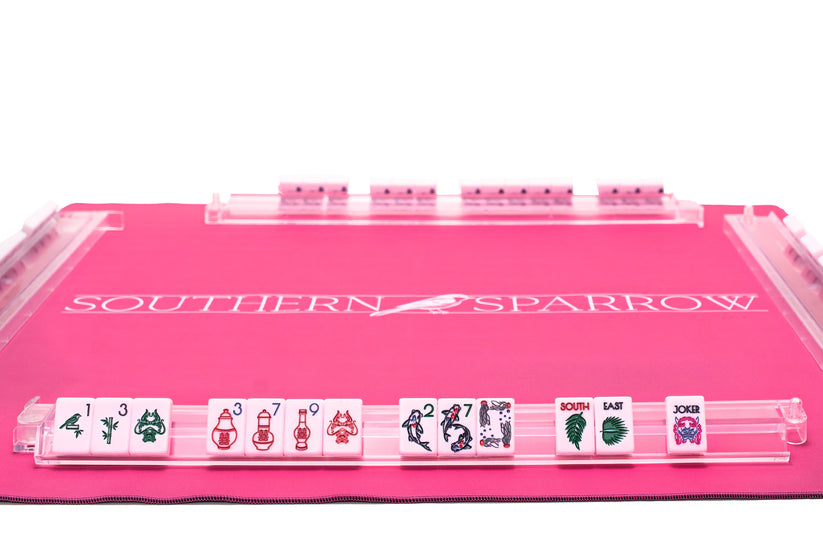 Large Clear Mahjong Racks with Pushers | Set of 4 Custom Mahj Racks by ...