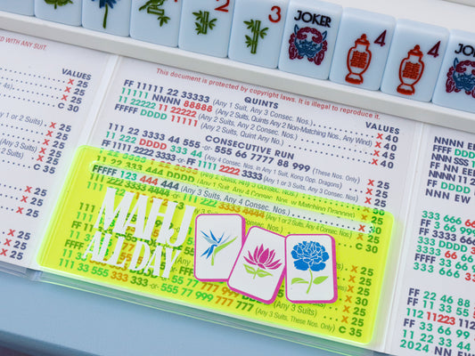 MAHJONG LINE MARKER -  MAHJ ALL DAY IN TRANSLUCENT GREEN