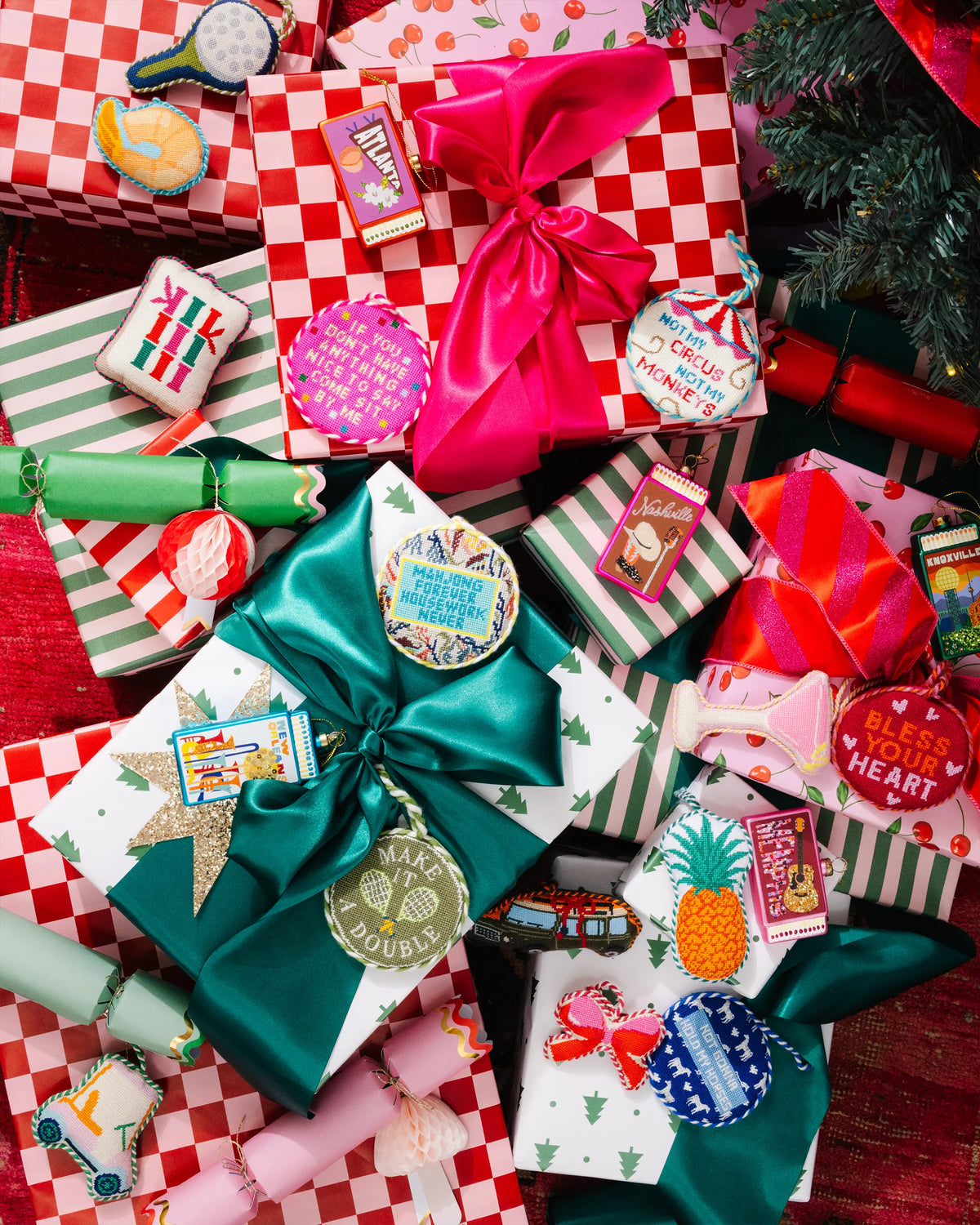 Needlepoint Ornament - Mahjong Forever