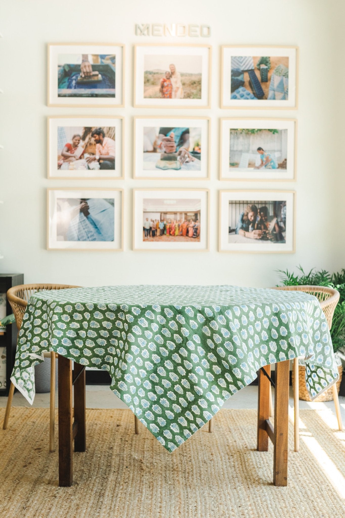 Table Throw - Lily - Sage