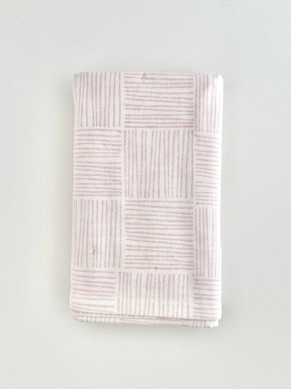 Table Throw - Stripe, Rose