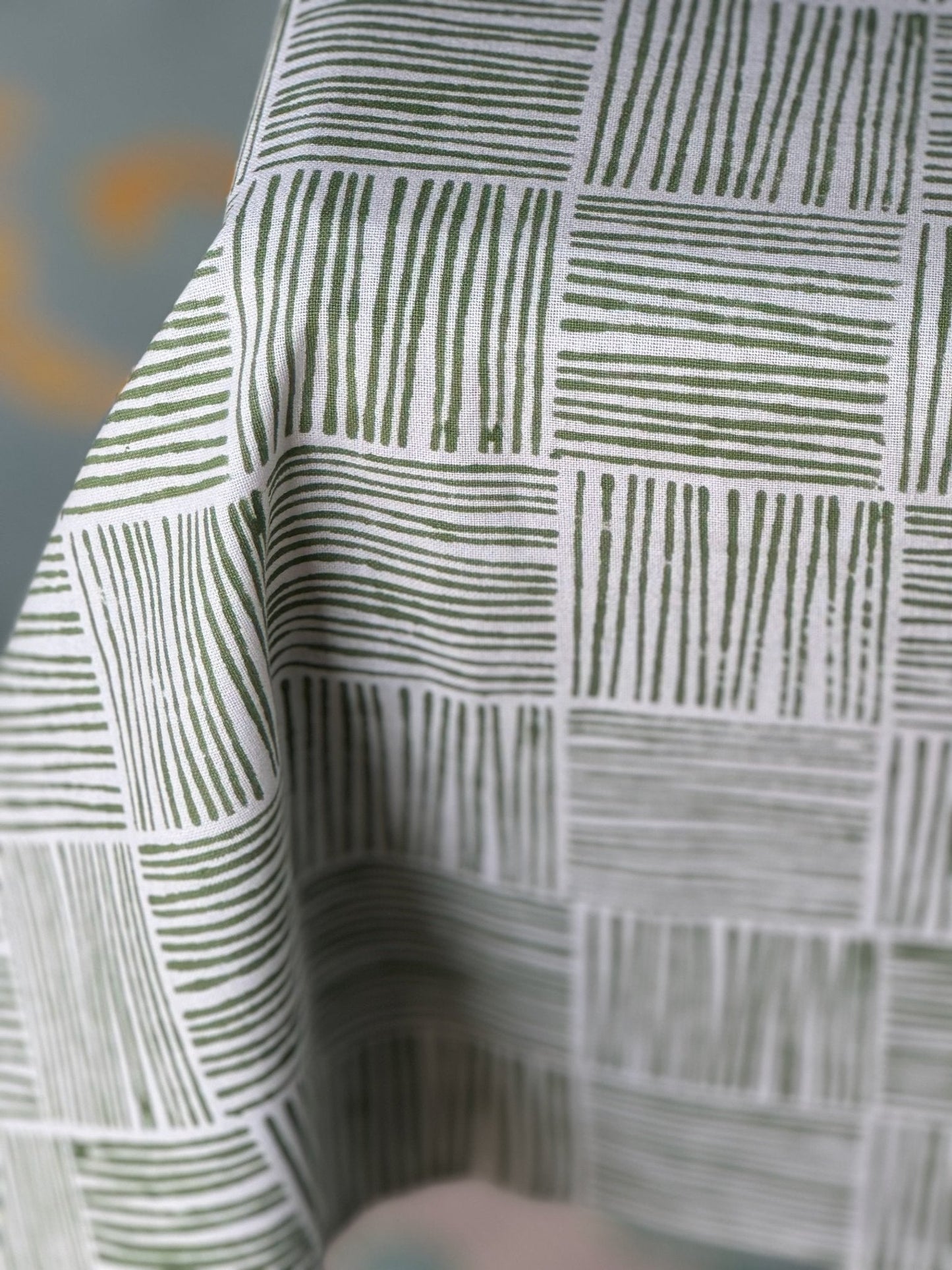 Table Throw - Stripe, Sage